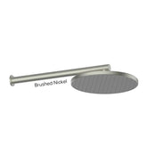GLIDE RainBoost Wall Shower In Chrome - Matte Black - Brushed Brass - Brushed Nickel - Gunmetal